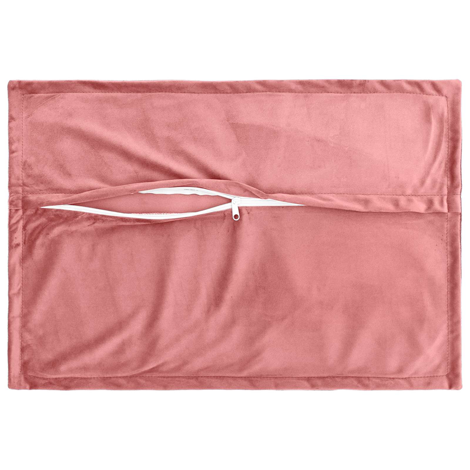 vidaXL Cushion with Pillow HOUTEN 2 pcs Pink Velvet 4