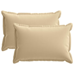 vidaXL Throw Pillow 2 pcs HOUTEN Beige 50 x 70 cm Polyester 2