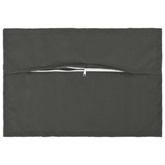 vidaXL Throw Pillow 2 pcs HOUTEN Anthracite 50 x 75 cm Polyester 4