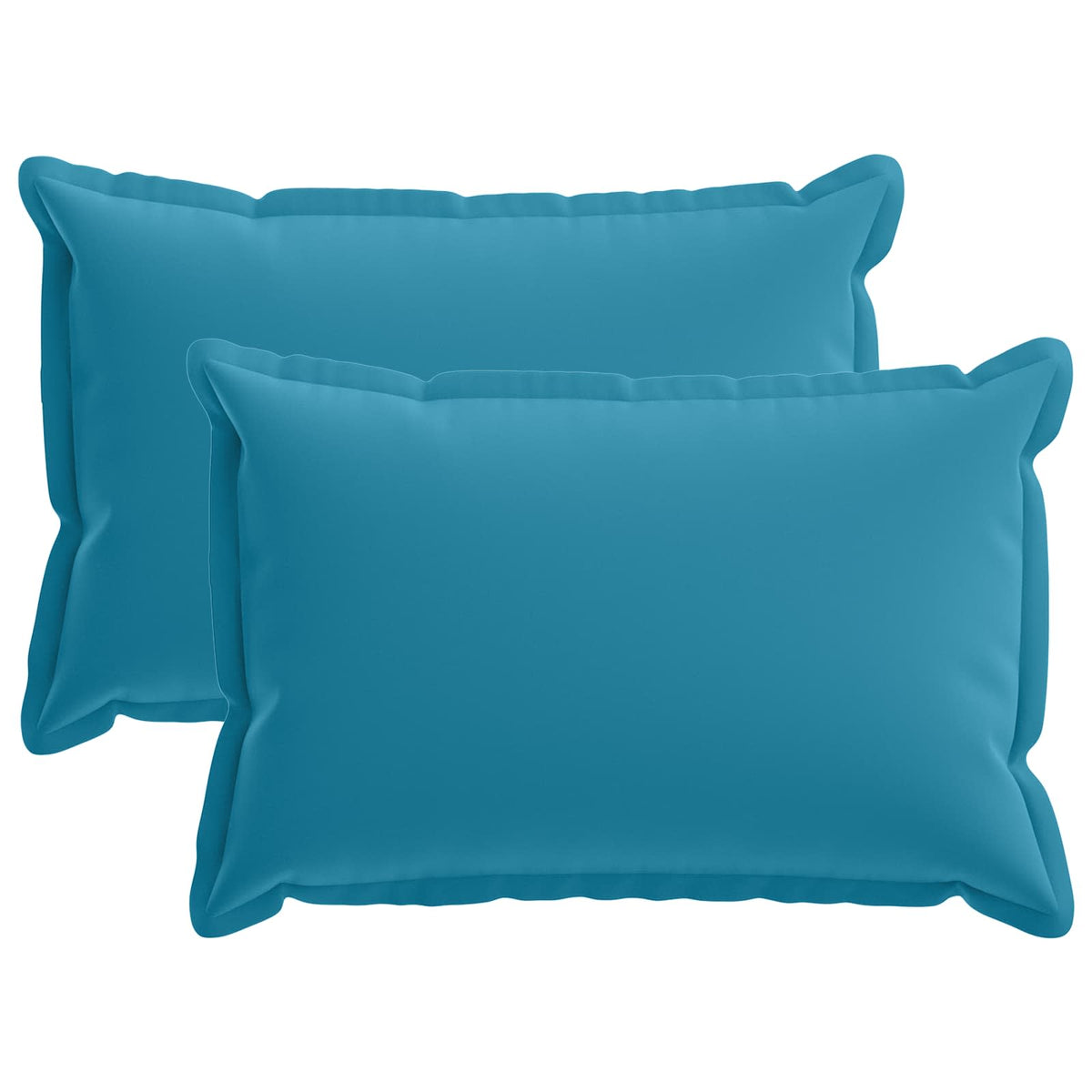 vidaXL Throw Pillow 2 pcs HOUTEN Light Blue 50 x 75 cm Polyester 2