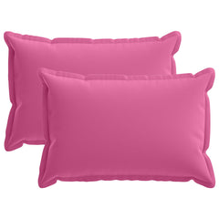 vidaXL Throw Pillow 2 pcs HOUTEN Pink 50 x 75 cm Polyester 2