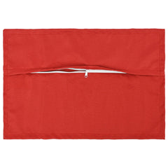 vidaXL Throw Pillow 2 pcs HOUTEN Red 50 x 75 cm Polyester 4