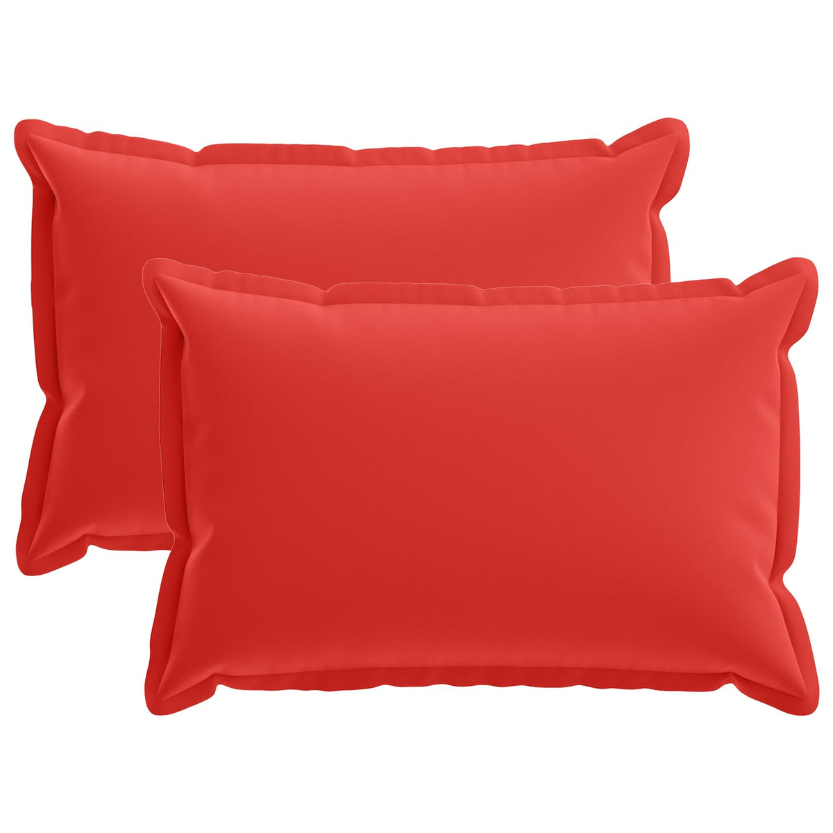 vidaXL Throw Pillow 2 pcs HOUTEN Red 50 x 75 cm Polyester 2