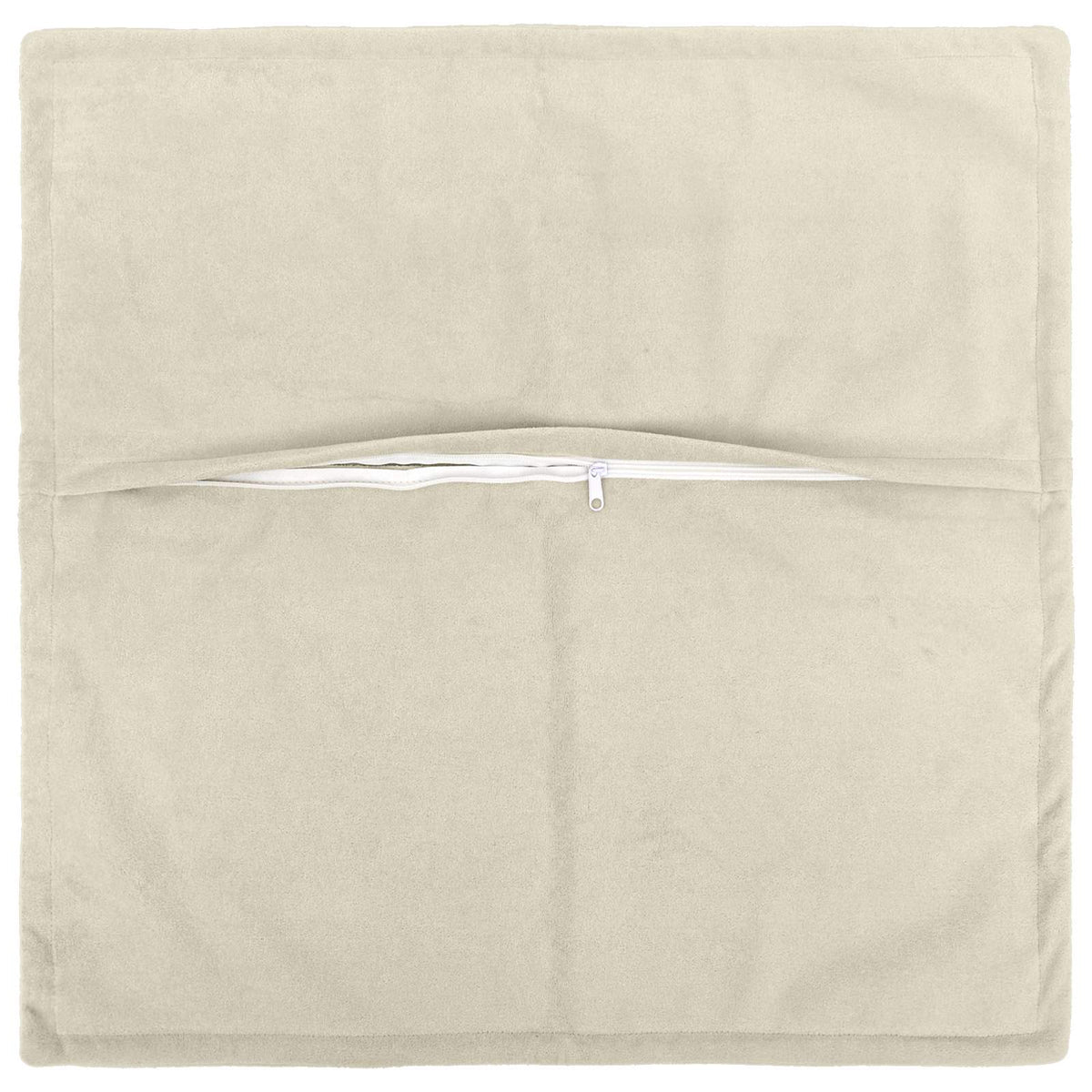 vidaXL Cushion with Pillow HOUTEN 2 pcs Cream Microfiber Fleece 3