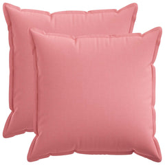 vidaXL Cushion with Pillow HOUTEN 2 pcs Pink Faux Linen 2