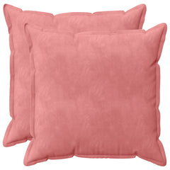 vidaXL Cushion with Pillow HOUTEN 2 pcs Pink Velvet 2