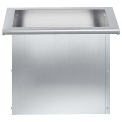 vidaXL Garden Planter with LED Silver 30 x 40 x 30 cm Galvanised Steel 5