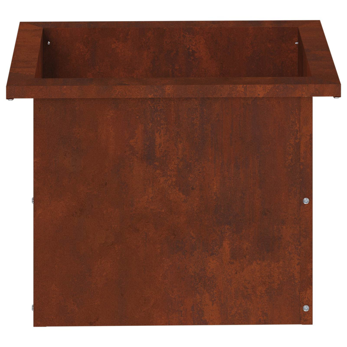 Garden Planter with LED 30 x 40 x 30 cm Steel 2 pcs Weathering steel