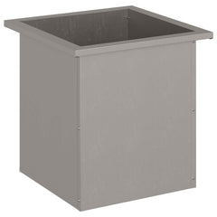 Garden Planter with LED 40 x 40 x 40 cm Steel Weathering steel