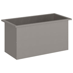 Garden Planter with LED 40 x 80 x 40 cm Steel Weathering steel