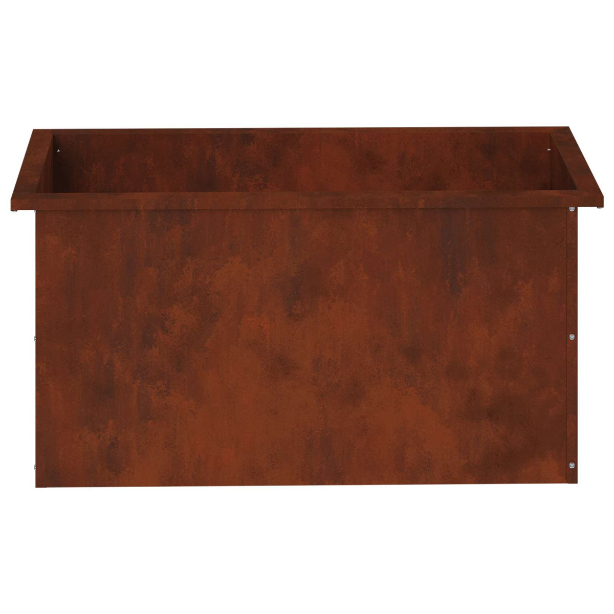 Garden Planter with LED 40 x 80 x 40 cm Steel 2 pcs Weathering steel