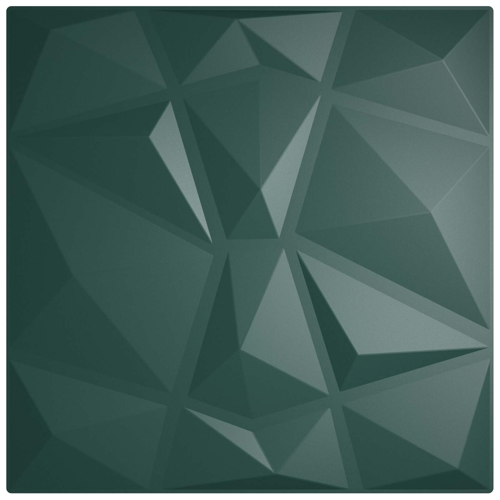 vidaXL Wall Panels 24 pcs 50 x 50 cm Green XPS Foam 4