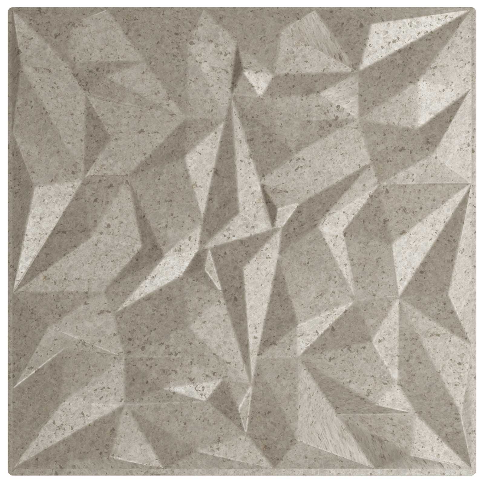 vidaXL Wall Panels 24 pcs 50 x 50 cm Amethyst Beton XPS Foam 4