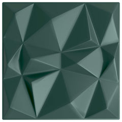 vidaXL Wall Panels 12 pcs 50 x 50 cm Diamond Green XPS Foam 4