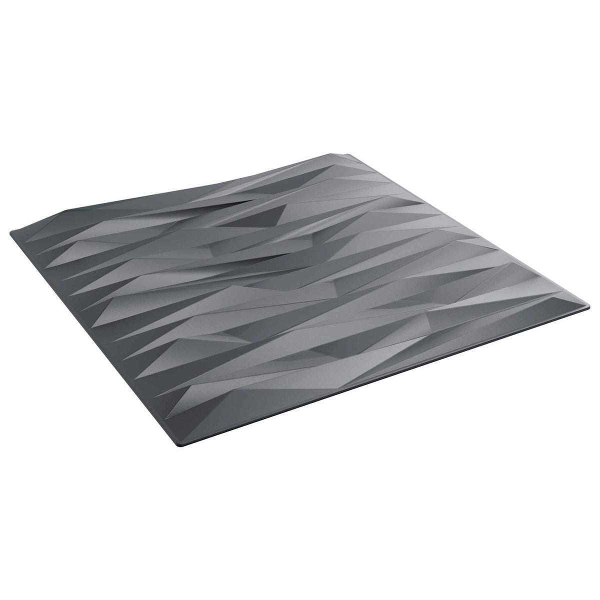 vidaXL Wall Panels 12 pcs 50 x 50 cm Stone Grey XPS Foam 2