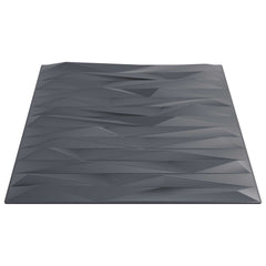 vidaXL Wall Panels 12 pcs 50 x 50 cm Stone Grey XPS Foam 4
