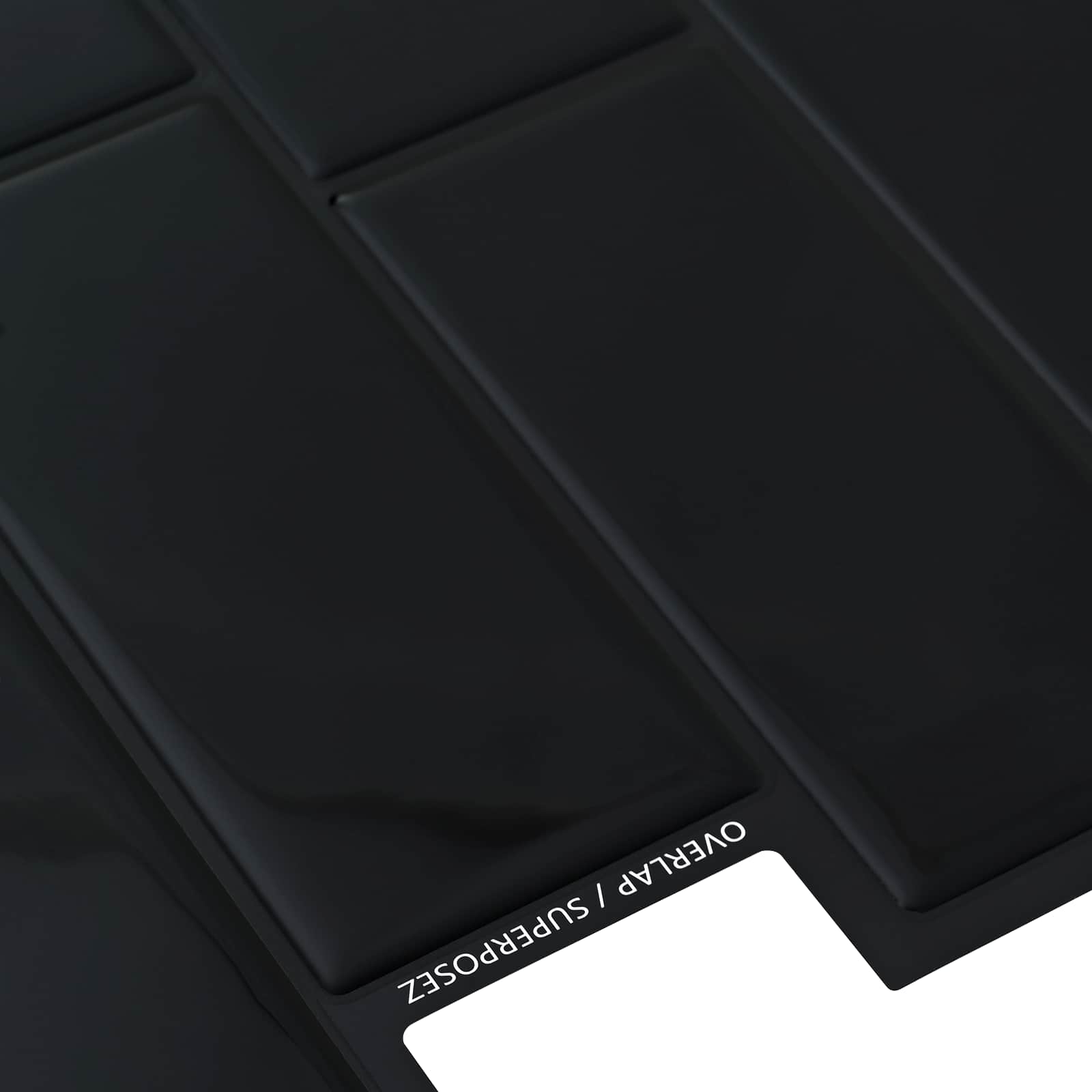 vidaXL Decorative Stickers 20 pcs Black 29 x 21 cm 4