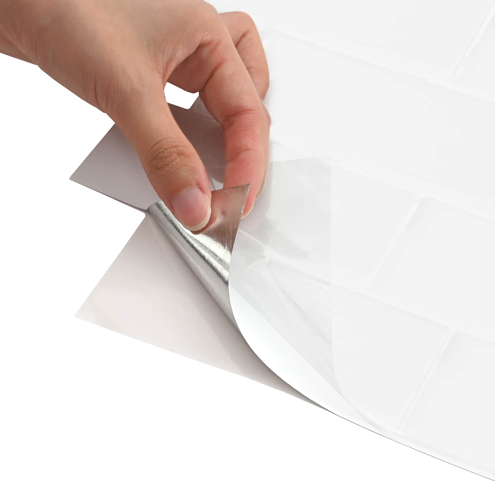 vidaXL Decorative Stickers 20 pcs White 29 x 21 cm 6