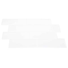vidaXL Decorative Stickers 20 pcs White 29 x 21 cm 3
