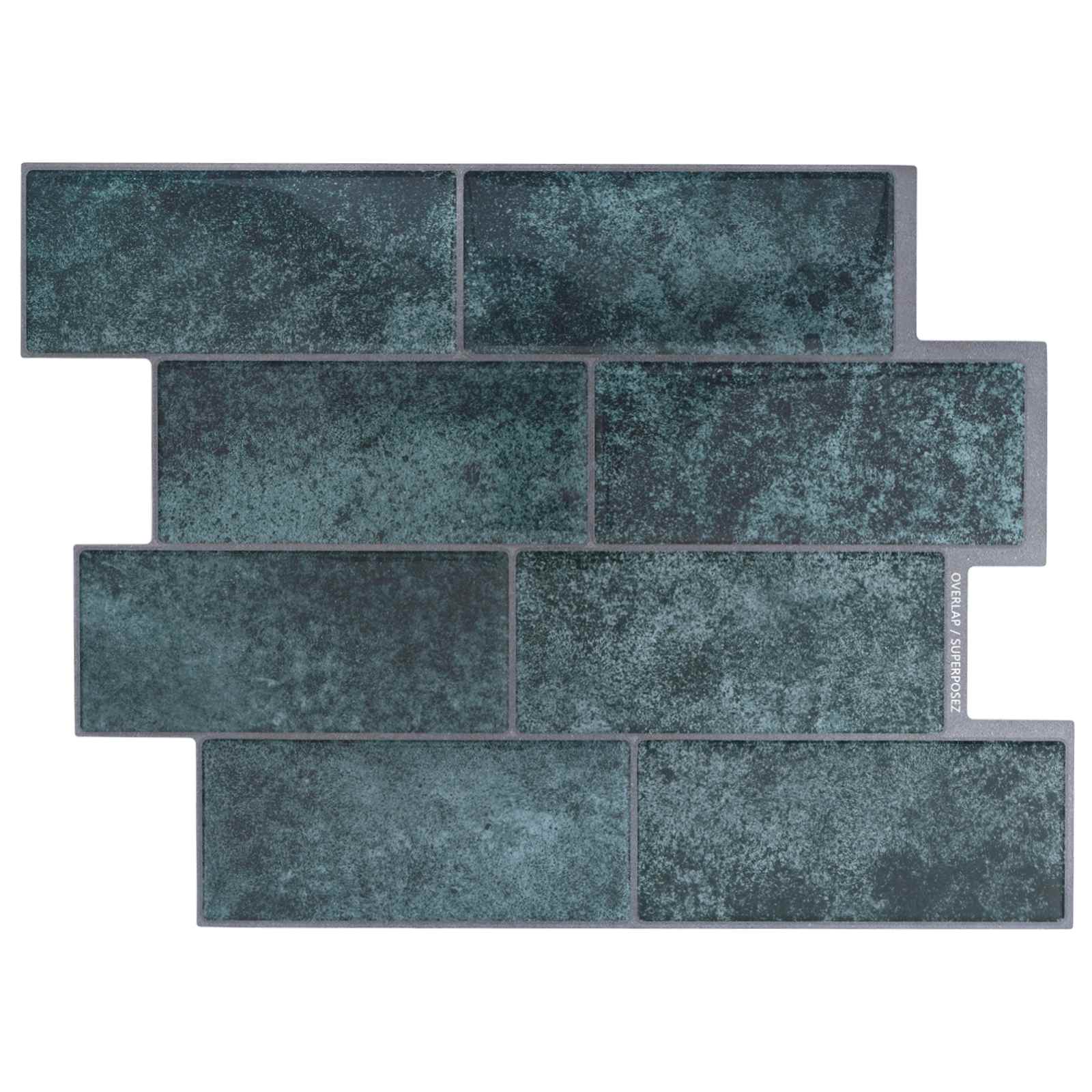 vidaXL Decorative Stickers 20 pcs Blue Green 29 x 21 cm 1