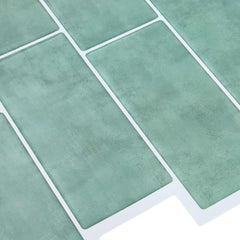 vidaXL Decorative Stickers 20 pcs Grey Green 29 x 21 cm 4