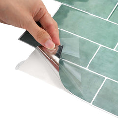 vidaXL Decorative Stickers 20 pcs Grey Green 29 x 21 cm 6