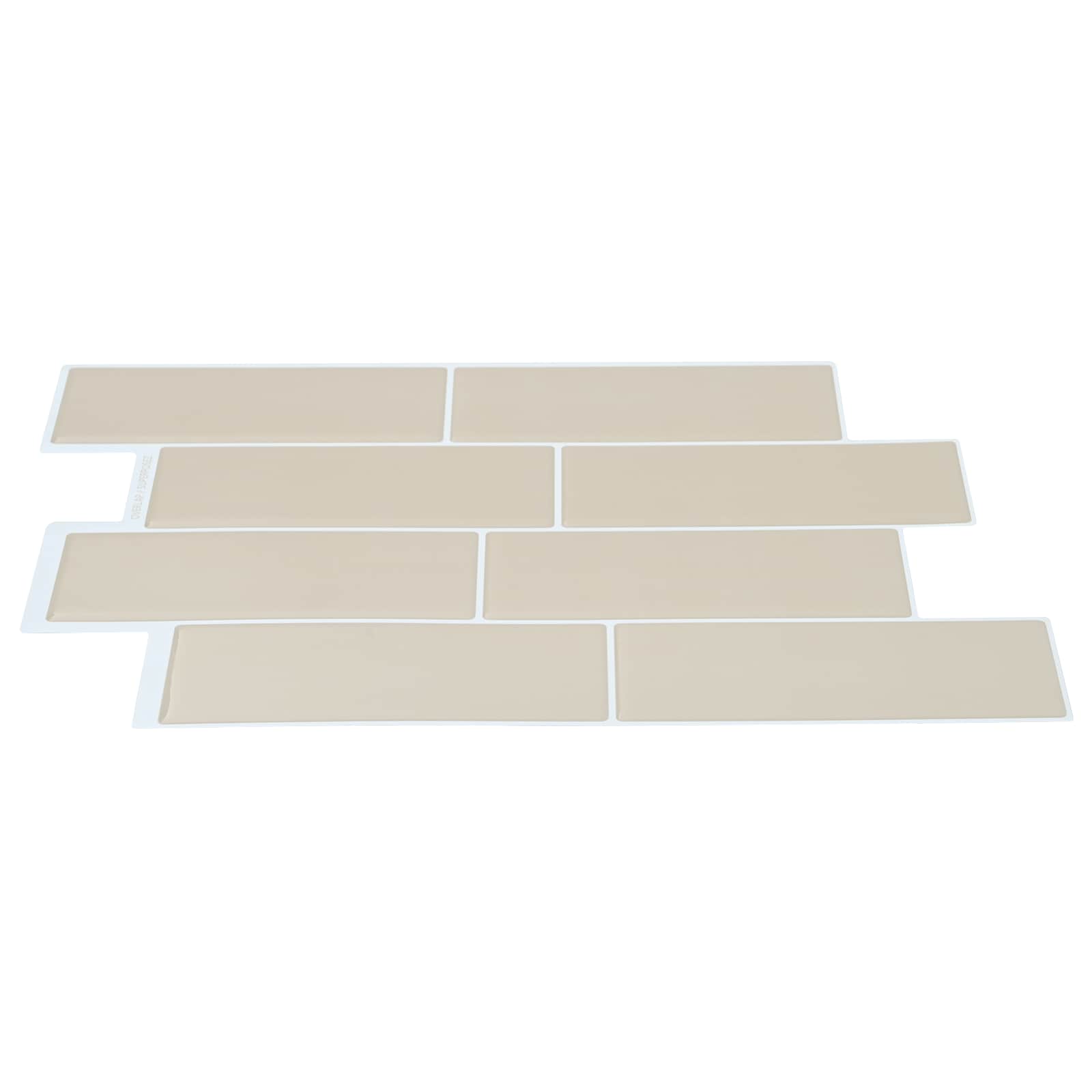 vidaXL Decorative Stickers 20 pcs Beige 29 x 21 cm 3