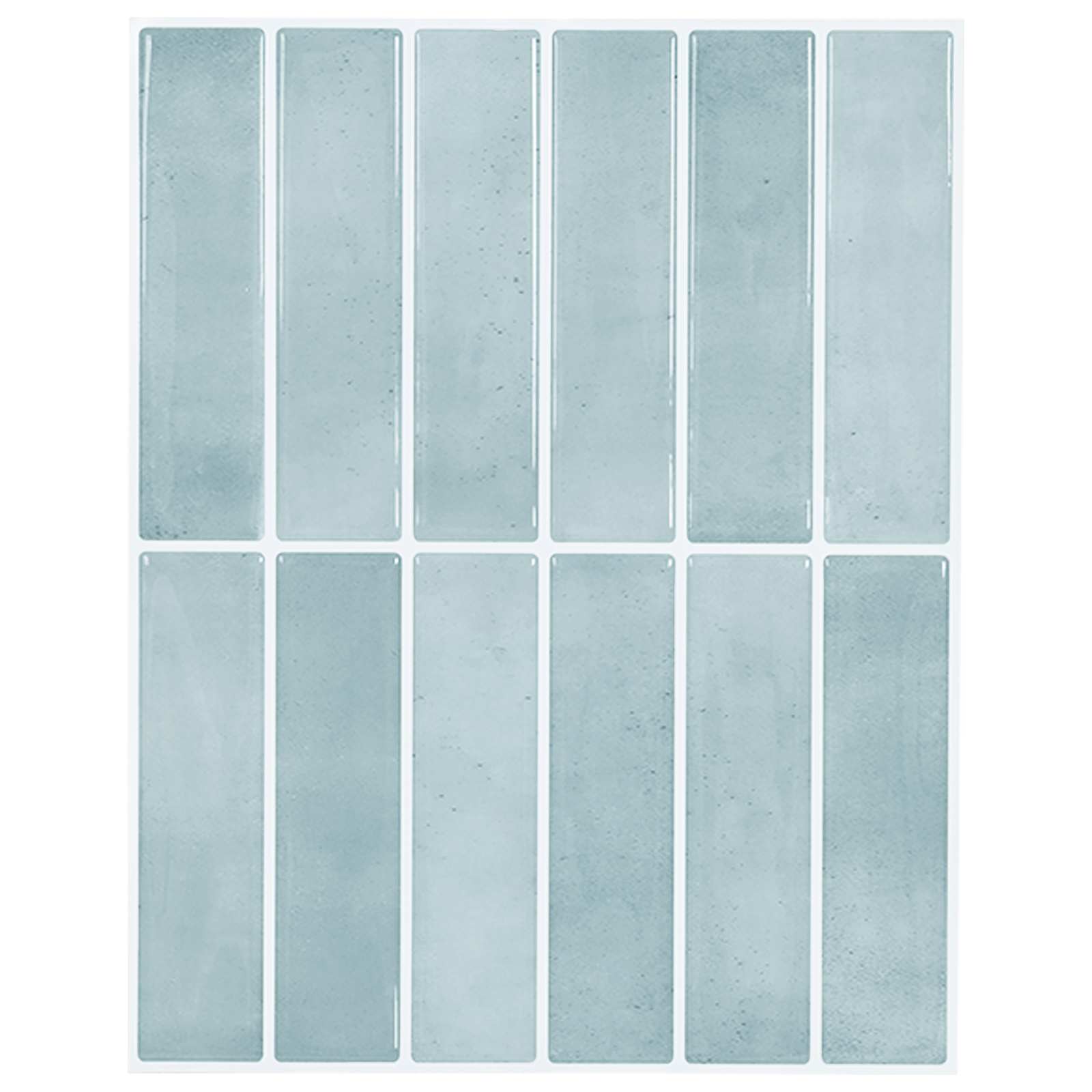 vidaXL Rectangular Tile 10 pcs Grey Green 29 x 23 x 0.08 cm 1