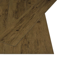Self-adhesive Flooring Plank 4.46 m² 32 pcs PVC Natural brown