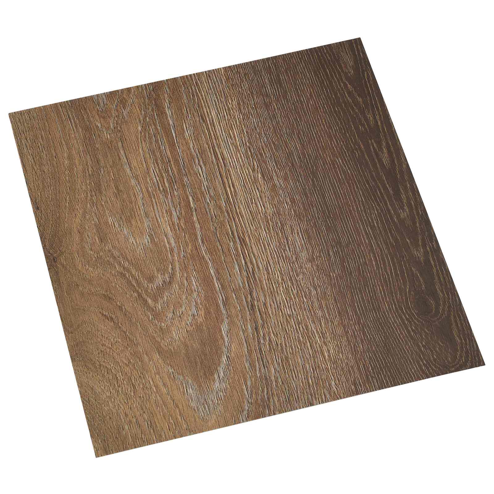 vidaXL Self-adhesive Flooring Planks Brown 30.5 x 30.5 cm 20 pcs PVC 1