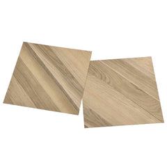 vidaXL Self-adhesive Flooring Planks Brown Striped 30.5 x 30.5 cm 3