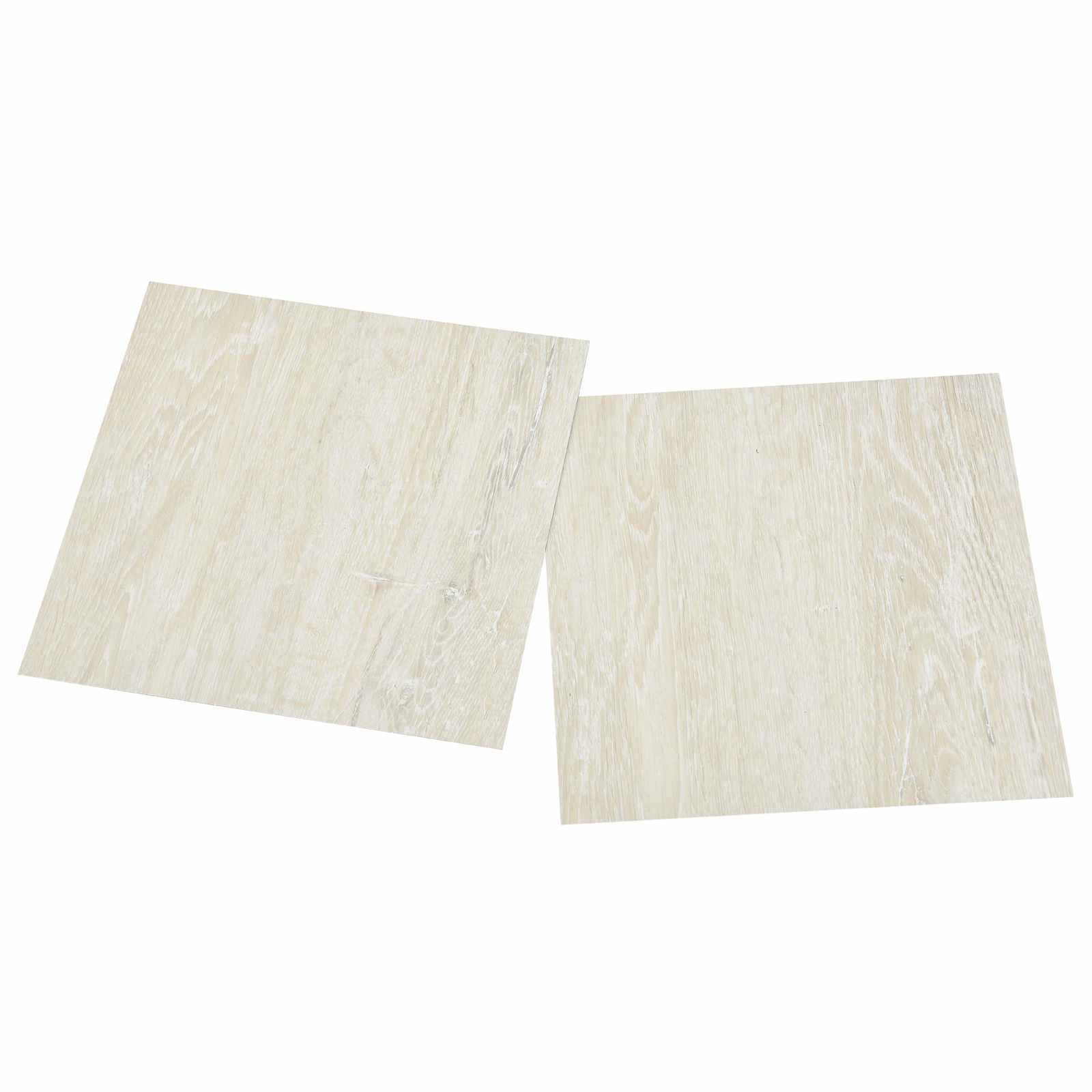 vidaXL Self-adhesive Flooring Planks Cream 30.5 x 30.5 cm 20 pcs PVC 3