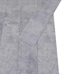 vidaXL Self-adhesive PVC Flooring Planks Cement Grey 30.5 x 61 cm 3