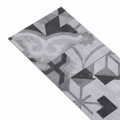 vidaXL Self-adhesive PVC Flooring Planks Grey Pattern 30.5 x 61 cm 2