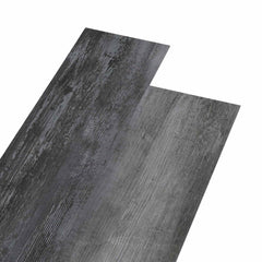 Self-adhesive Flooring Plank 4.46 m² 32 pcs PVC Light and dark grey