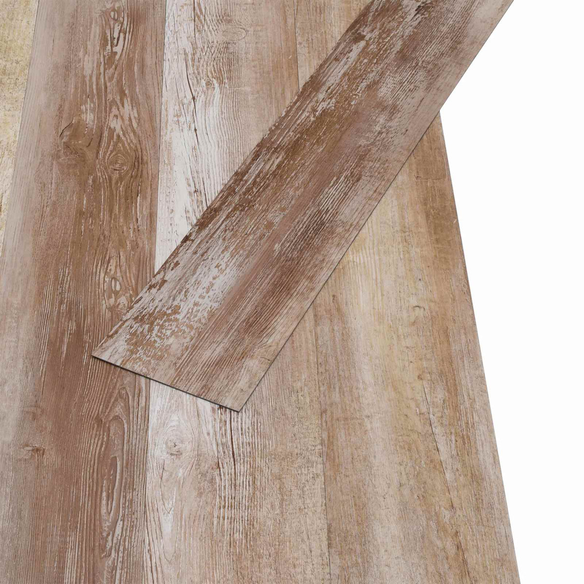 Self-adhesive PVC Flooring Planks 30.5 x 61 cm Wood washed