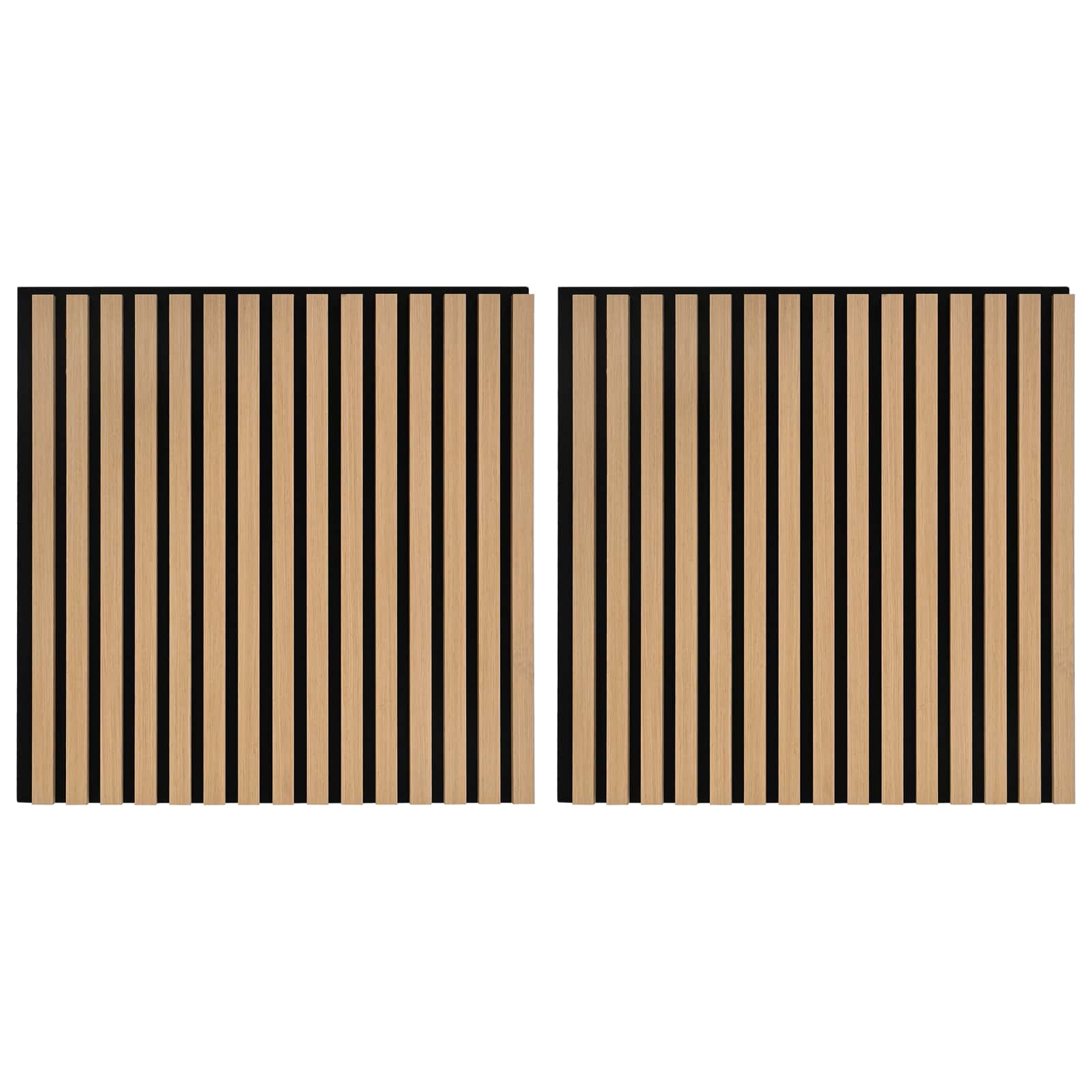 vidaXL Wall Panels 2 pcs 60.5 x 60 cm Natural 2