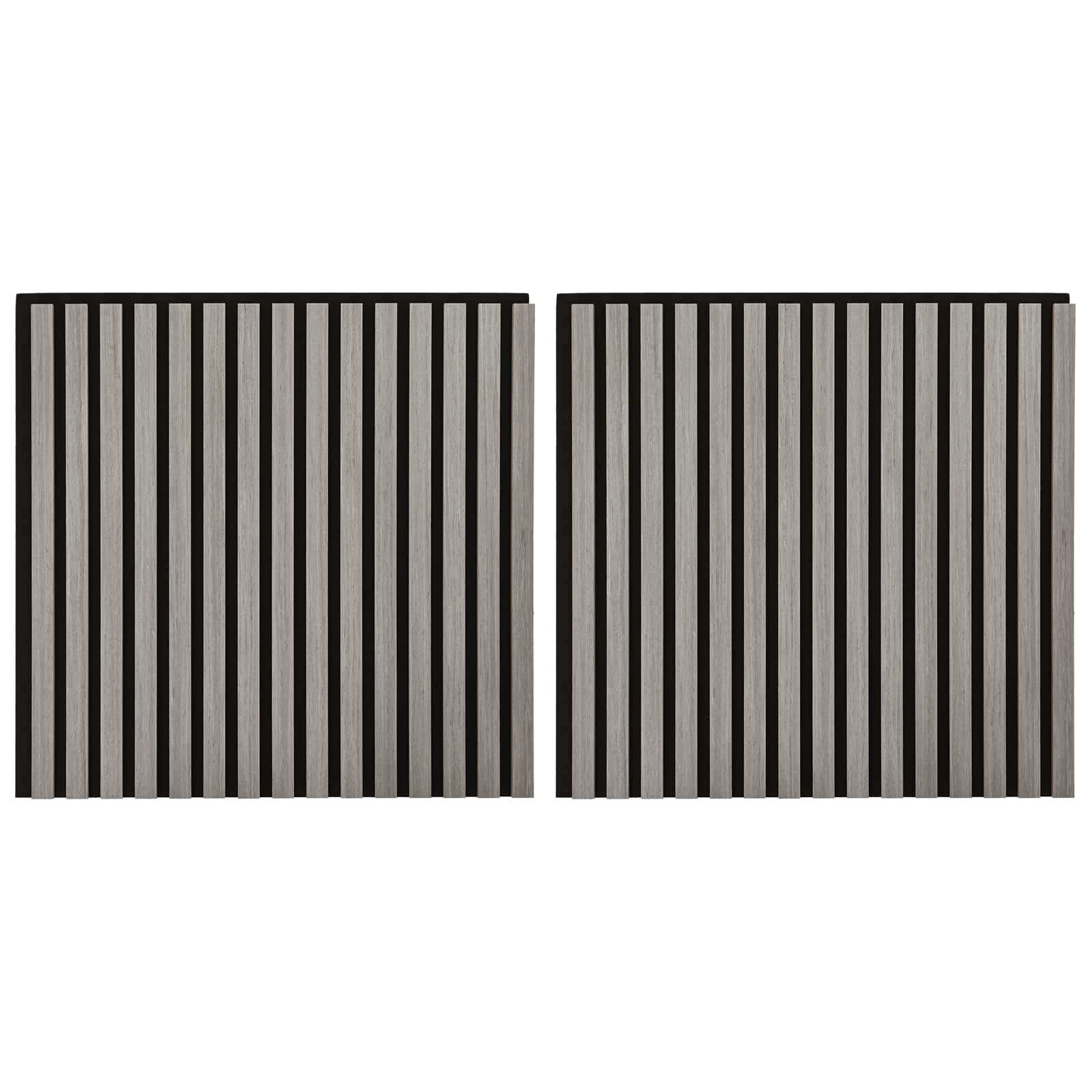 vidaXL Wall Panels 2 pcs 60.5 x 60 cm Grey 2
