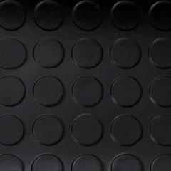 vidaXL Floor Mat with Dots 1 x 5 m Black Rubber 4