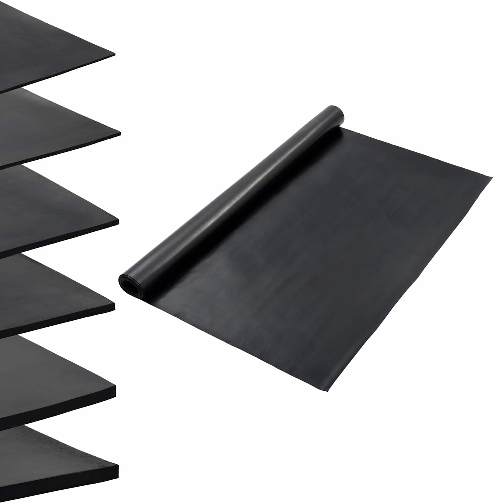 vidaXL Floor Mat Black 1.2 x 2 m Rubber 2