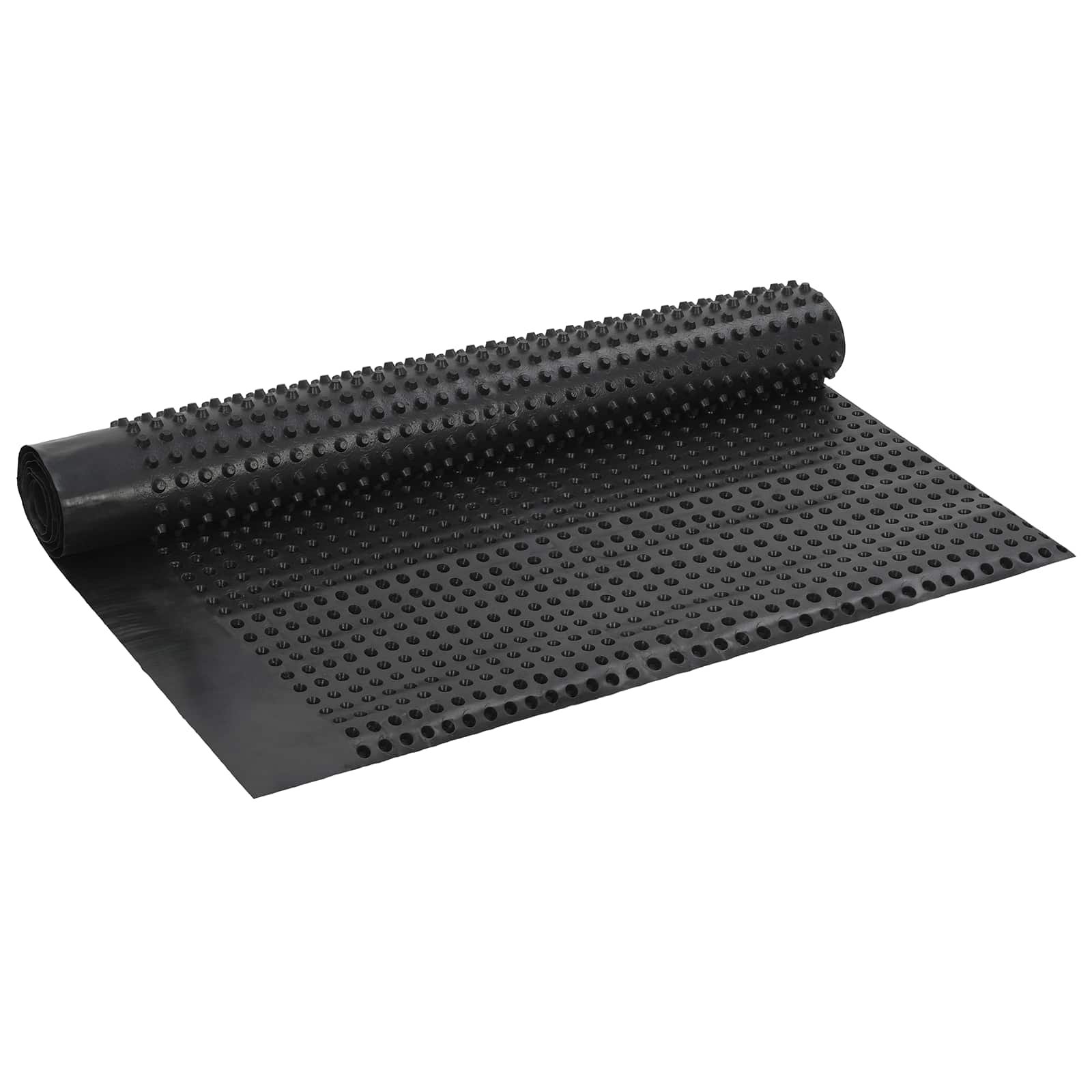 vidaXL Dimpled Drainage Sheet Black 1 x 10 m HDPE 2