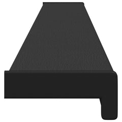 vidaXL Window Sill Black with wood grain 160 x 10 x 4.5 cm PVC 6