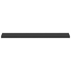 vidaXL Window Sill Black with wood grain 120 x 20 x 4.5 cm PVC 5