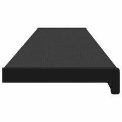 vidaXL Window Sill Black with wood grain 120 x 20 x 4.5 cm PVC 6