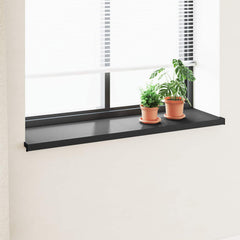 Window Sill PVC Black with Wood Grain