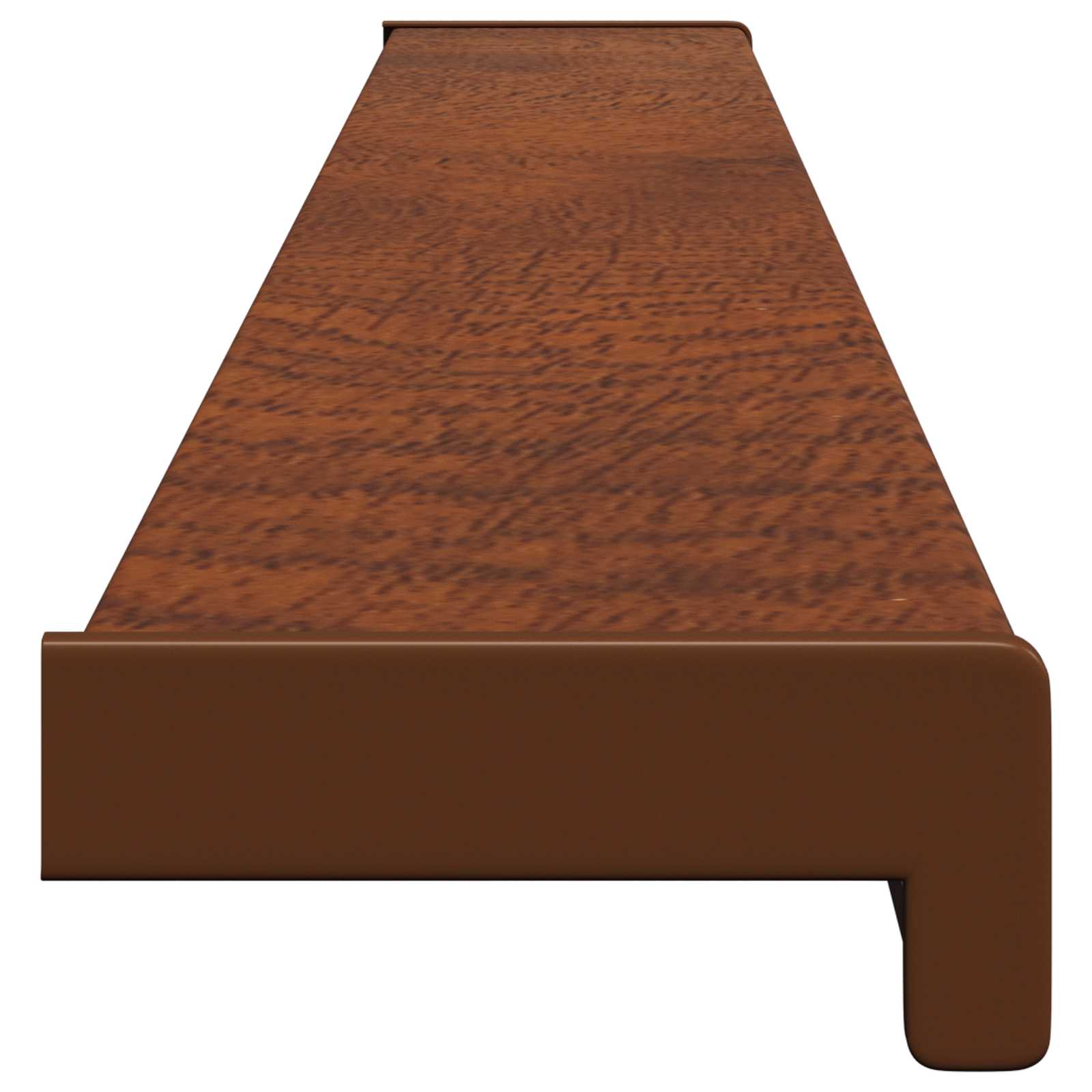 vidaXL Window Sill Brown wood 140 x 15 x 4.5 cm PVC 6