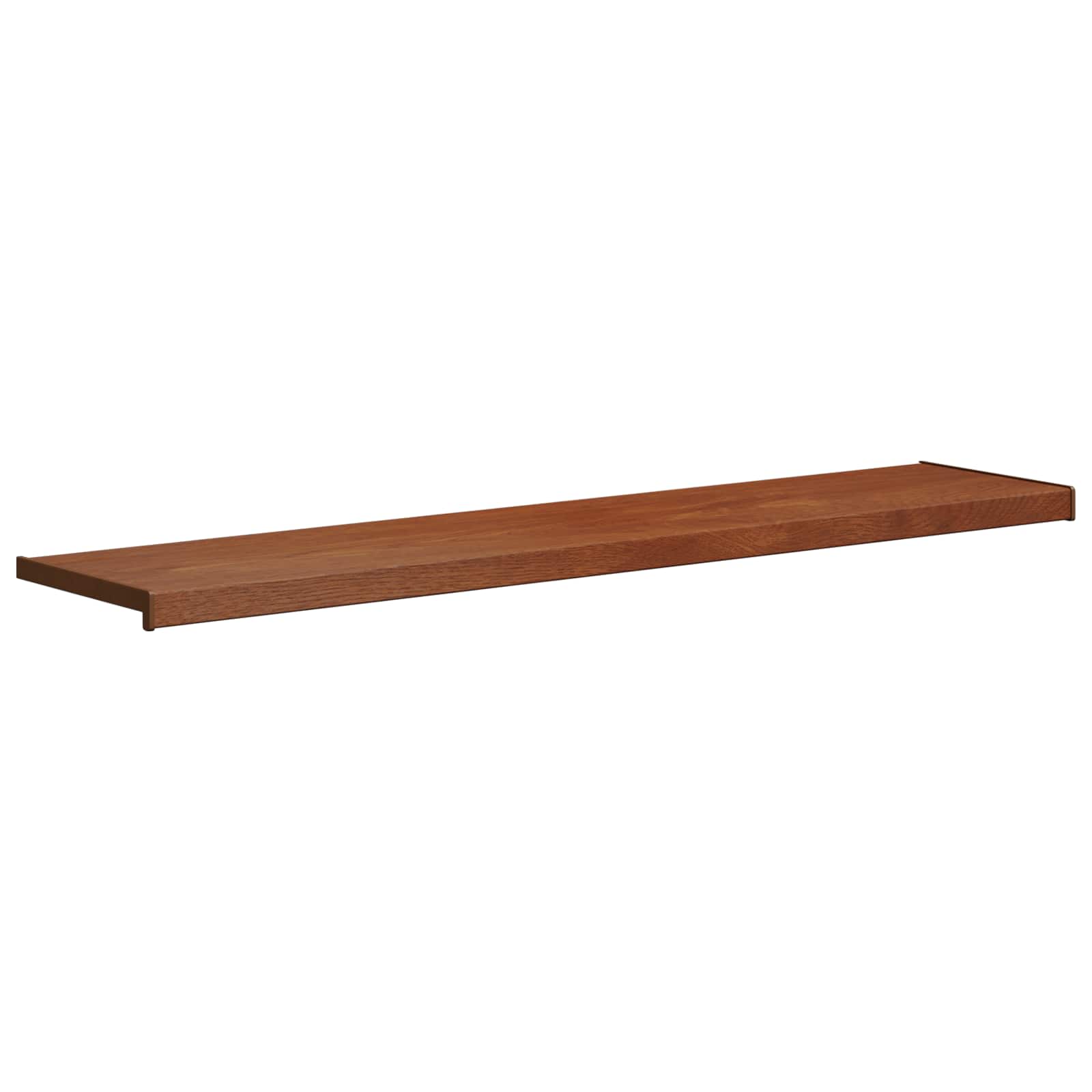 vidaXL Window Sill Brown wood 120 x 30 x 4.5 cm PVC 3