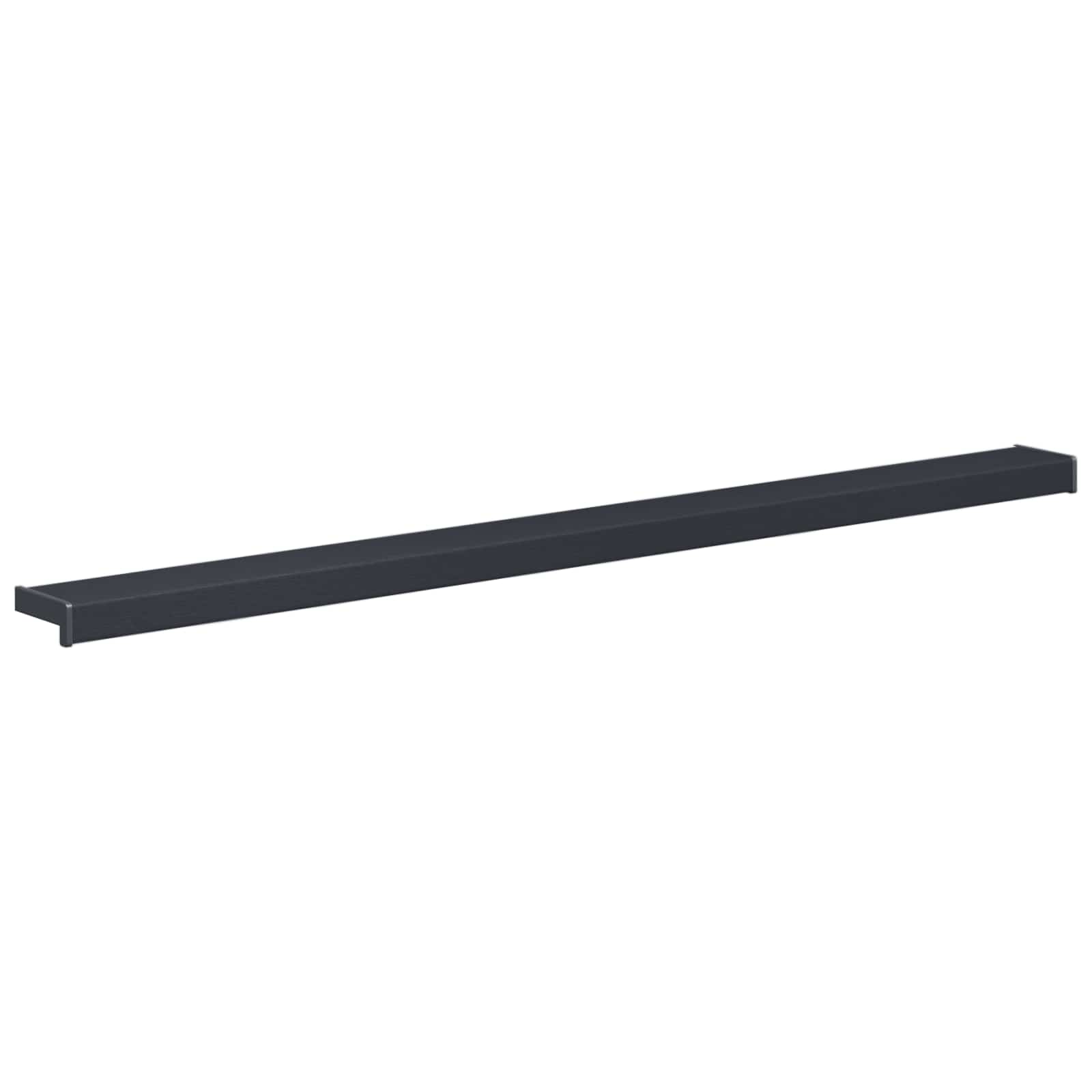 vidaXL Window Sill Anthracite with wood grain 140 x 15 x 4.5 cm PVC 2
