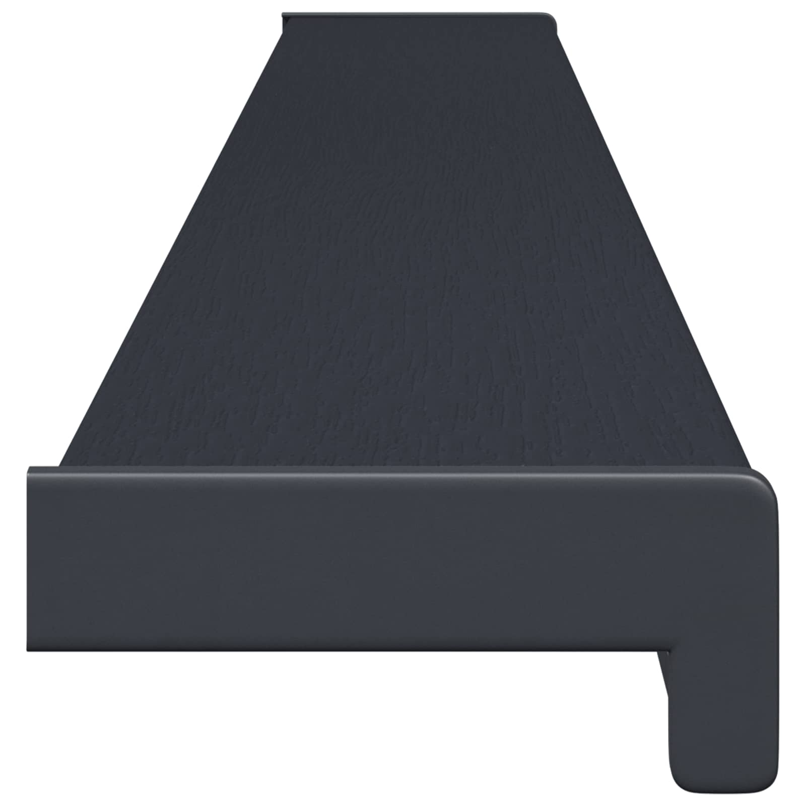 vidaXL Window Sill Anthracite with wood grain 140 x 15 x 4.5 cm PVC 4