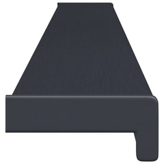 vidaXL Window Sill Anthracite with wood grain 140 x 15 x 4.5 cm PVC 4